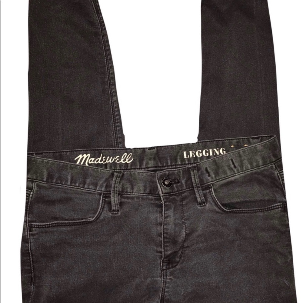 Madewell Legging Jeans 26 Black Stretch Skinny